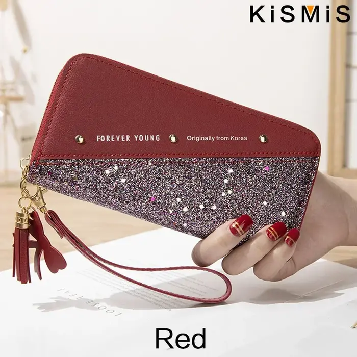 Portefeuille Long en Cuir pour Femme