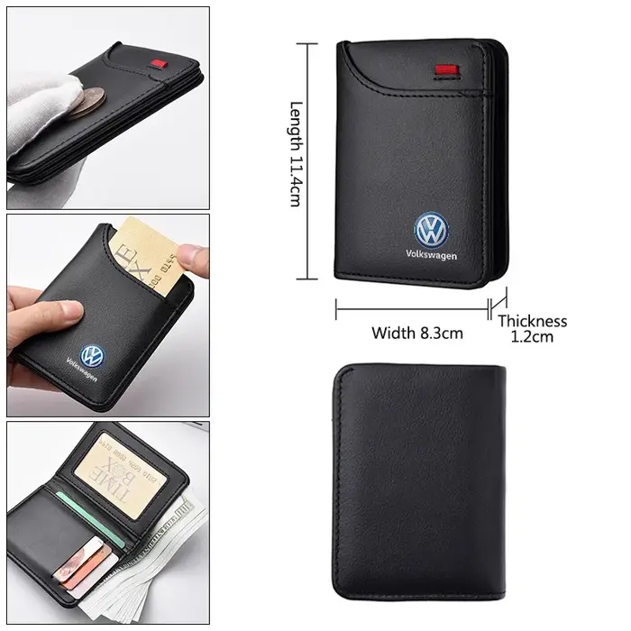 Porte-cartes de crédit avec logo de voiture