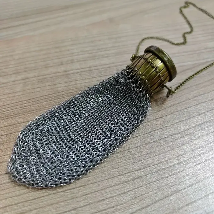 1 pièce, mini porte-monnaie double vintage fait main