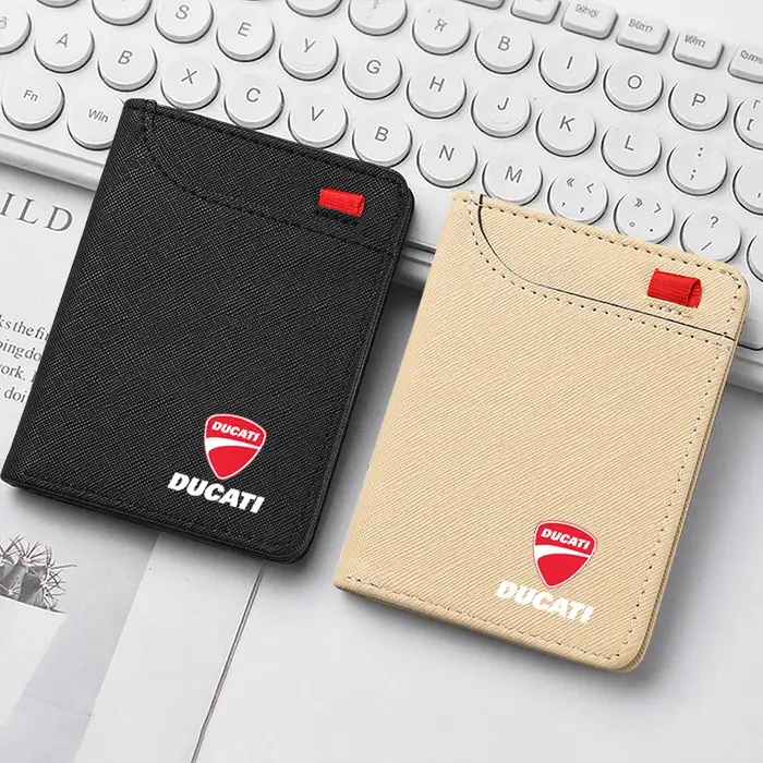 Mini porte-monnaie en cuir pour carte de crédit