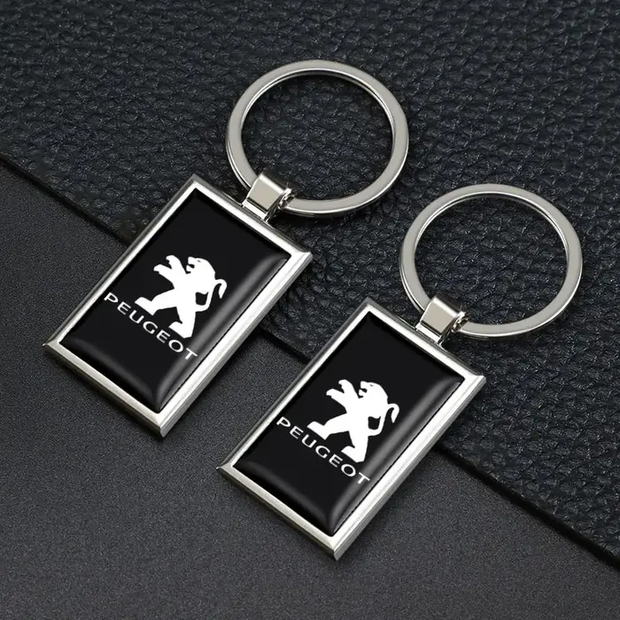 Porte-clés en métal pour voiture
