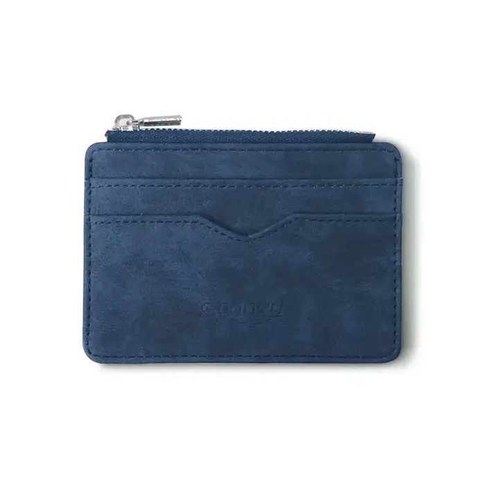 Portefeuille court en cuir mat pour hommes, rétro, multi-cartes, tissu givré, porte-cartes, argent, 
