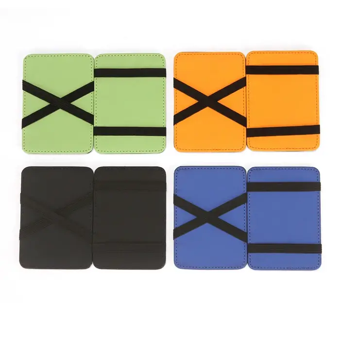 Mini portefeuille en cuir PU pour hommes