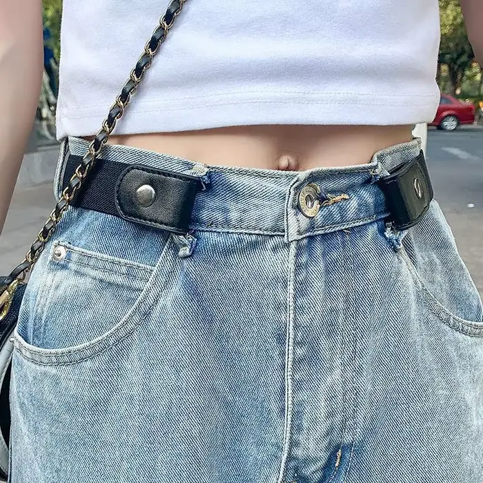 Ceinture élastique extensible réglable sans boucle
