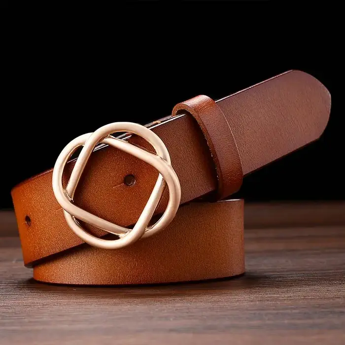 Ceinture en cuir classique pour femme