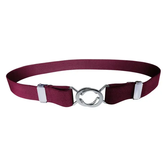 Ceinture extensible élastique réglable pour femmes avec boucle en métal ceinture Web large de 1 pouce ceintures de taille pour pantalons en jean robe ceintures décontractées