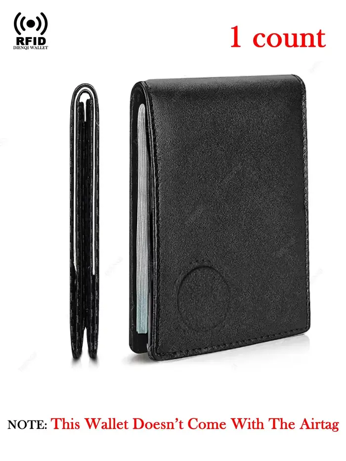 Portefeuille pour homme avec porte-cartes de crédit, blocage RFID, motif fibre de carbone, portefeui