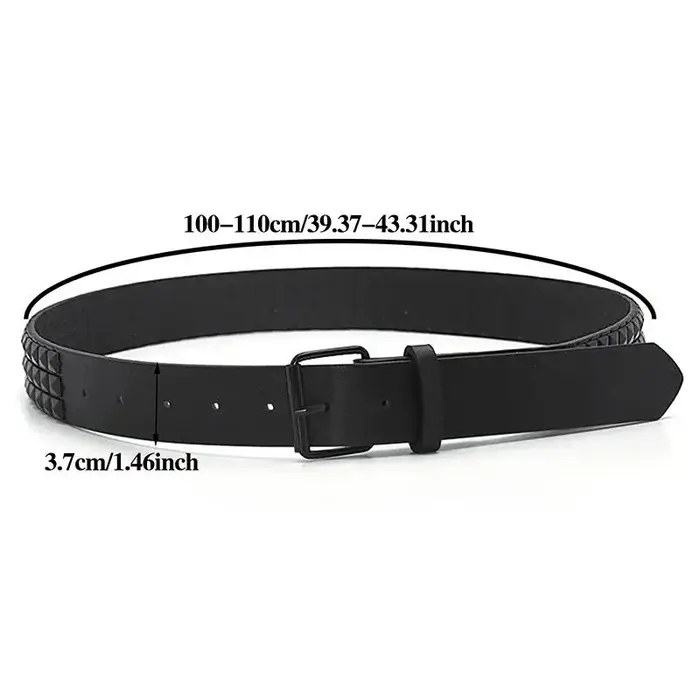 Ceinture punk cloutée pyramide