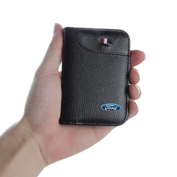 Porte-carte d'identité et permis de conduire portable pour voiture
