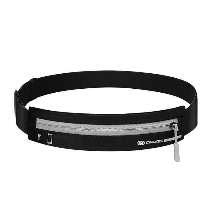 Sac de taille de ceinture de course pour téléphone portable, sac banane de sport étanche pour hommes