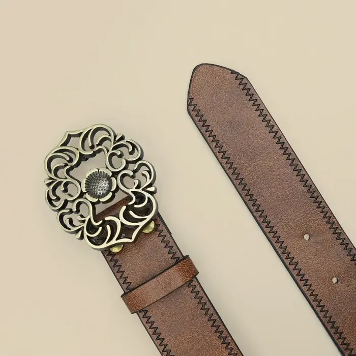 Ceinture classique de Style Denim occidental rétro