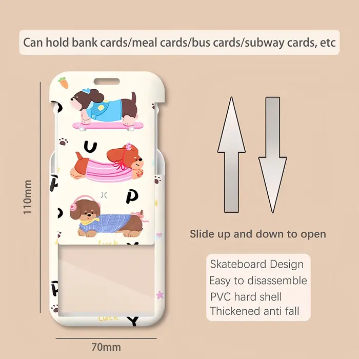 Porte-cartes personnalisés et lanières sur mesure avec votre propre photo