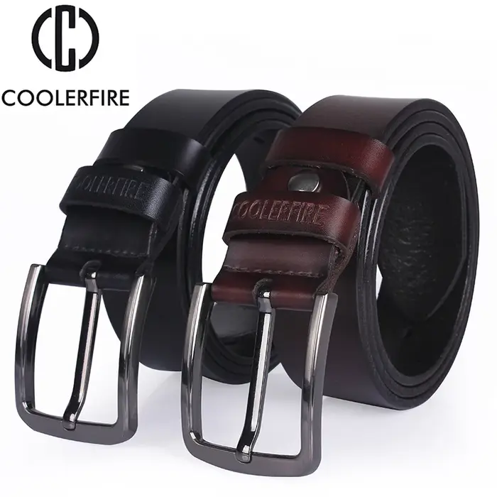 Ceinture de pantalon pour hommes ceintures en cuir noir