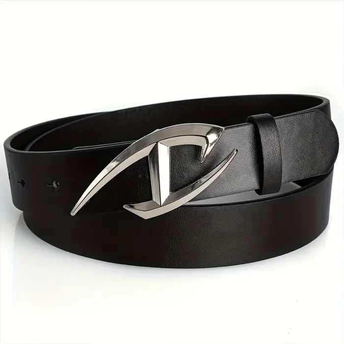 Ceinture punk pour homme avec boucle Alien, style gothique Y2K, ceinture en cuir PU pour homme et femme, mode streetwear, parfaite à porter avec des jeans