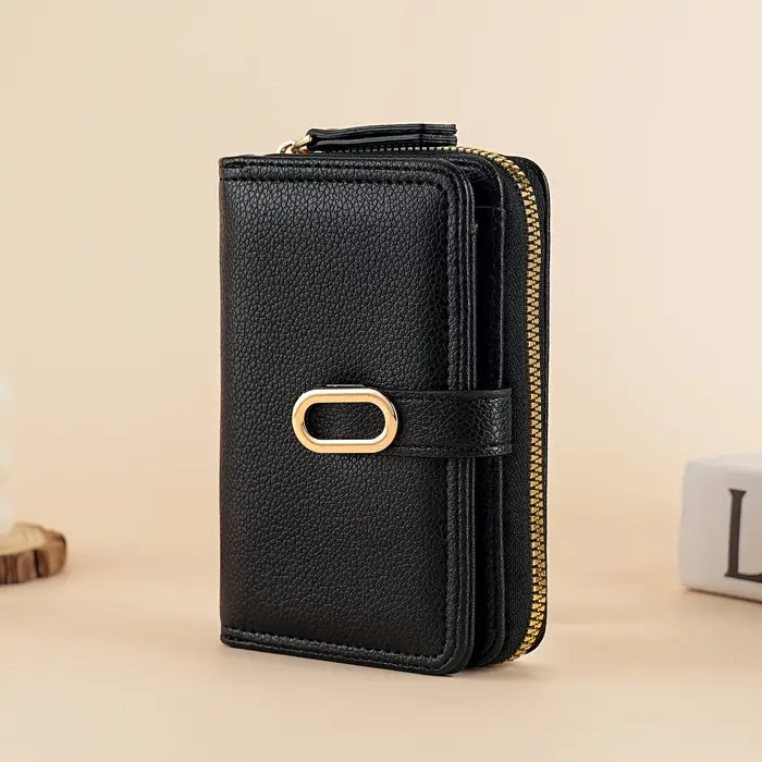 Portefeuille pour femmes à la mode, portefeuille porte-cartes, porte-monnaie, court 80% de réduction