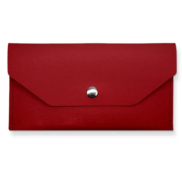 Portefeuille enveloppe écologique en cuir PU, enveloppe sécurisée et réutilisable pour la gestion de