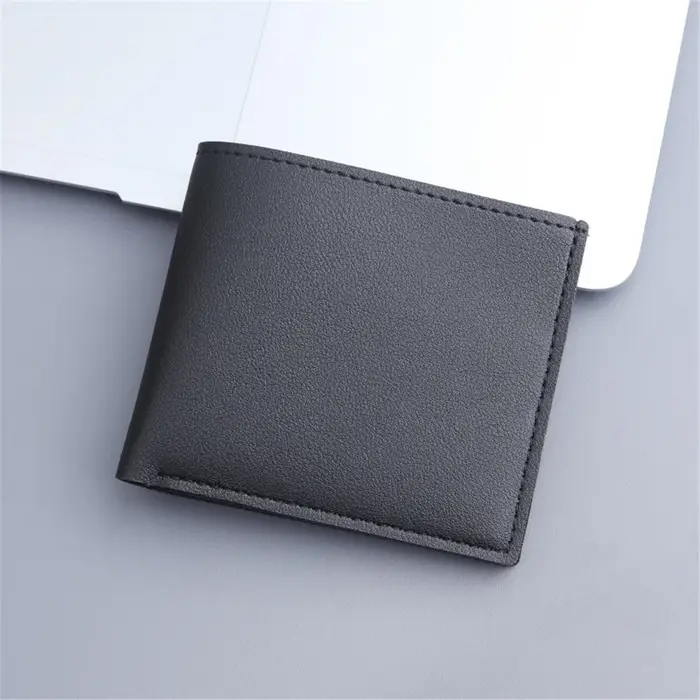 Portefeuilles courts en cuir PU vintage pour hommes, porte-cartes de crédit masculin, petits porte-m
