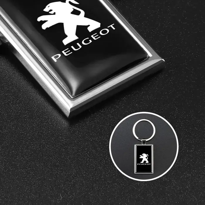 Porte-clés en métal pour voiture