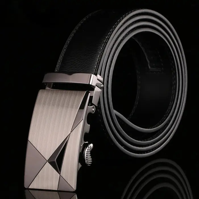 Ceinture en cuir de haute qualité pour hommes, surintendant, sangle de taille, designer de luxe, structure automatique, environnement