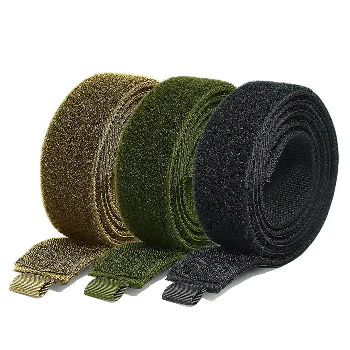 Crochet à boucle Simple EDC/ceinture intérieure ceinture tactique Velcro réglable 82-108cm