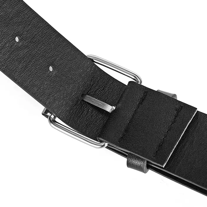 Nouvelle ceinture en cuir PU à rivets personnalisés, motif damier, 107 cm, unisexe, mode hip-hop punk, style Ins