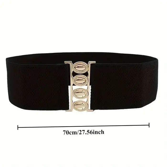 Ceinture large élastique tendance et minimaliste pour femme