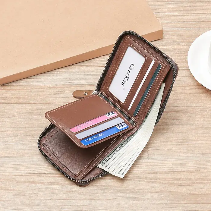 Portefeuille en cuir pour hommes