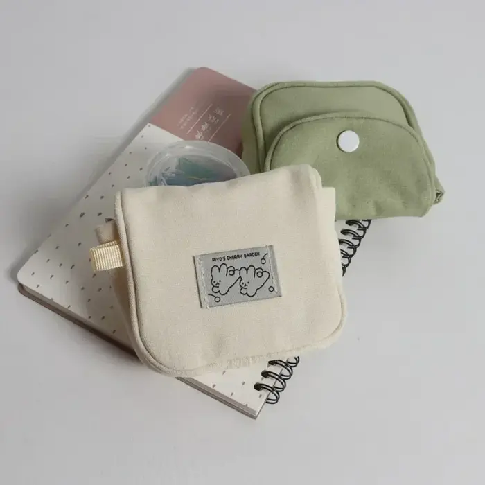 Porte-monnaie Portable de couleur unie