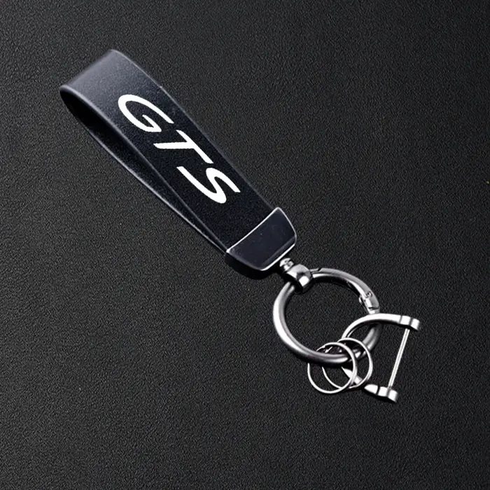 Porte-clés en cuir de voiture de haute qualité