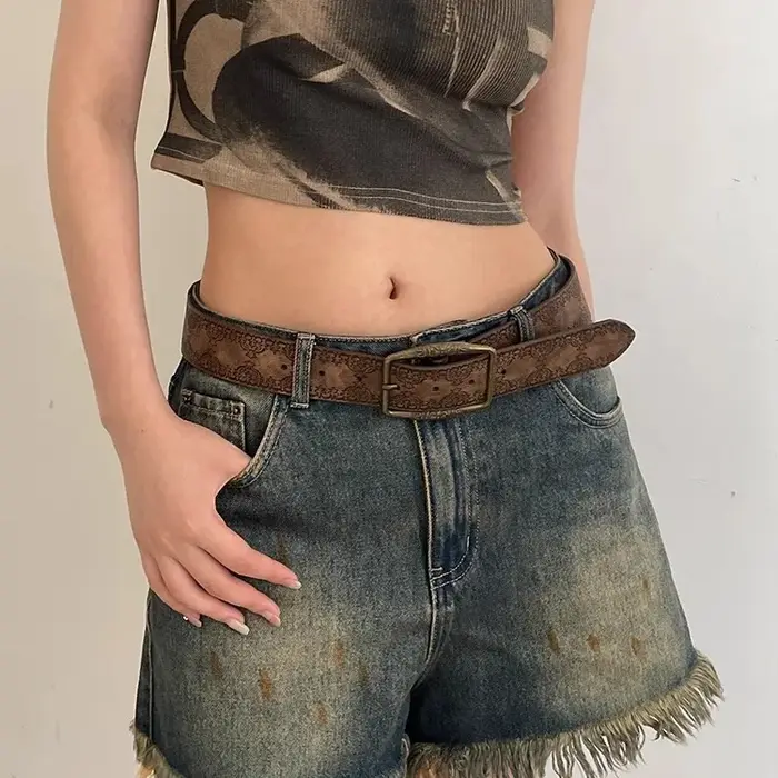 Ceinture occidentale Vintage pour femmes