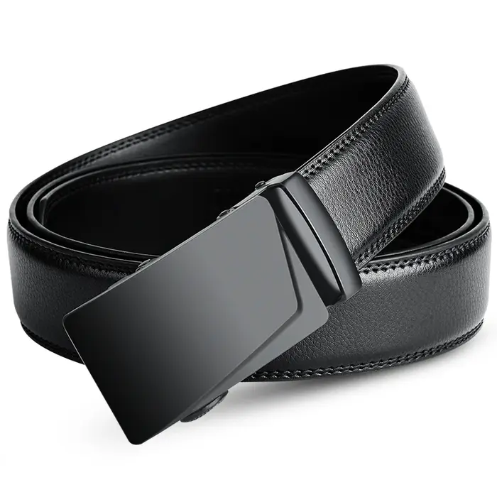 Ceinture en cuir véritable pour hommes