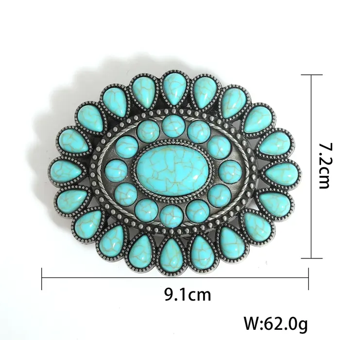 Ceinture bohème turquoise