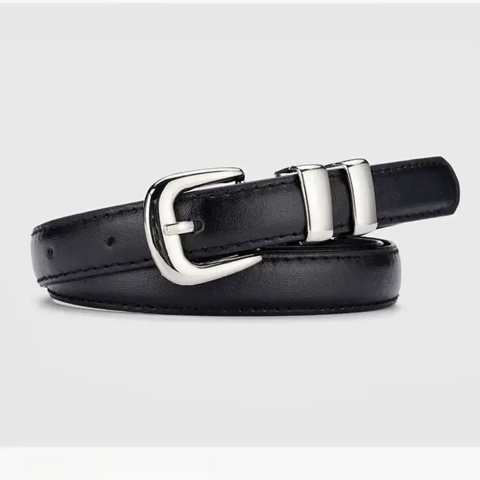 Ceinture Coupe-Vent en Cuir PU pour Femme