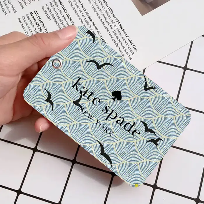 K-Kate S-Spade porte-clés avec porte-carte d'accès, passe-Bus et carte de repas, étui de protection 