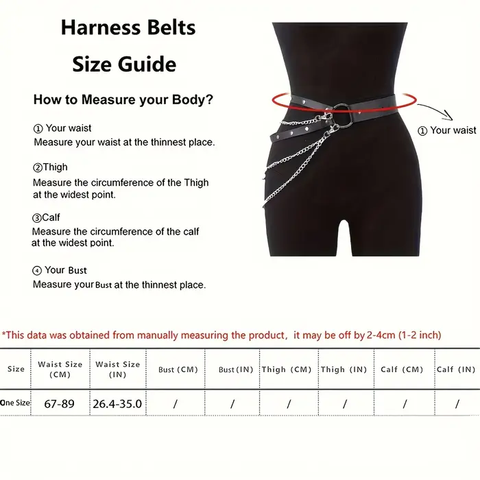 Ceinture en cuir réglable pour femmes, chaîne de corps, harnais de taille Sexy, accessoire de chaîne de ventre gothique, bijoux de Festival pour filles