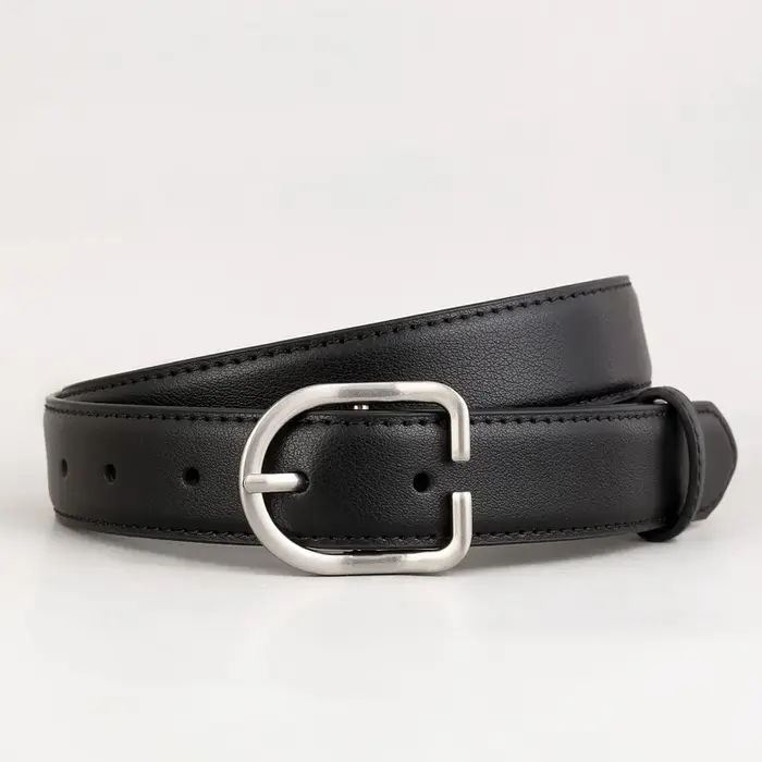 Ceintures de taille en cuir véritable pour femmes, noir, café, marron, mode, boucle en métal, sangle