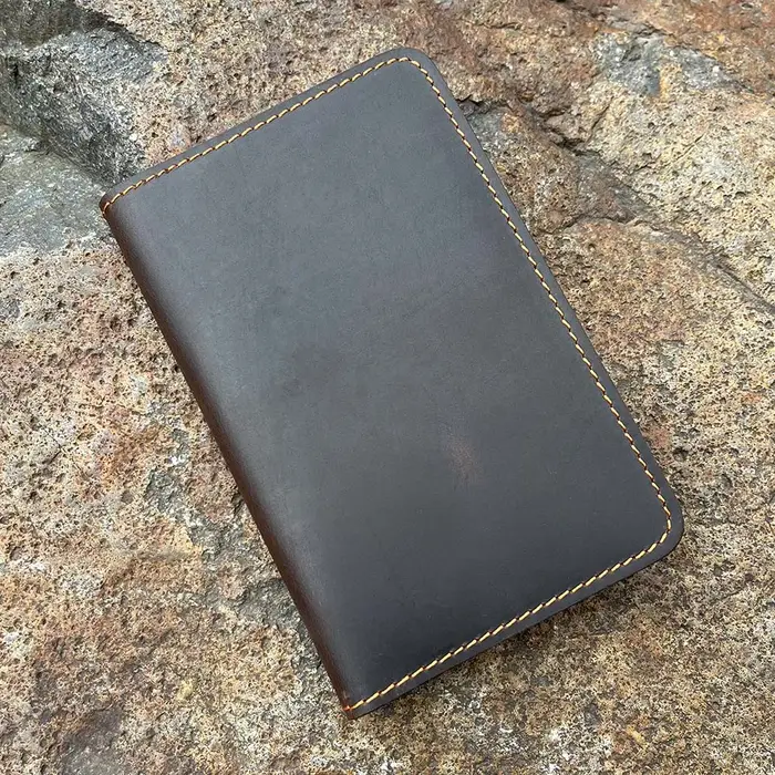 Porte-monnaie personnalisé en cuir véritable pour hommes