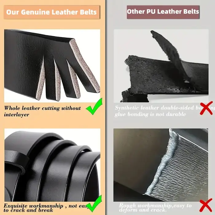 Ceinture fine en cuir véritable verni pour femmes