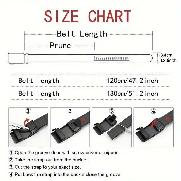 Ceinture de construction automatique pour hommes