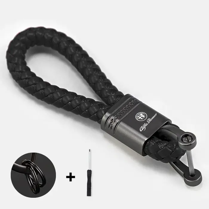 Porte-clés de voiture en métal de haute qualité