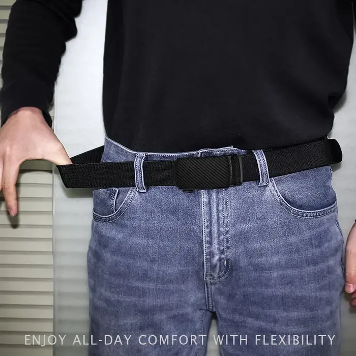 Ceinture élastique en alliage de métal pour hommes