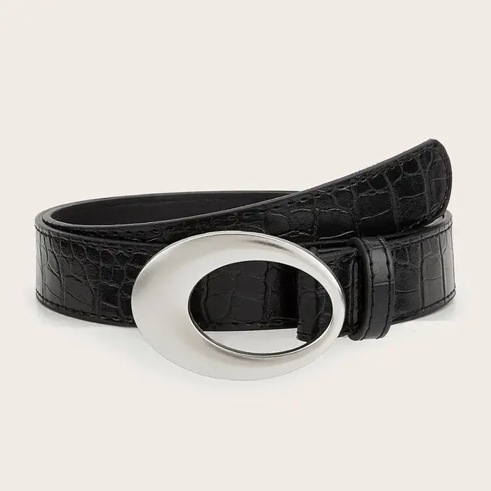 Ceinture Vintage lune étoile Punk décoration Couple Y2k boucle en métal hommes et femmes ceinture en