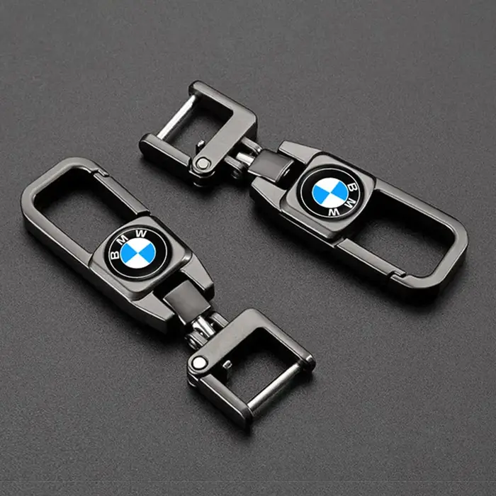Porte-clés de voiture en métal avec boucle de ceinture et mousqueton pour BMW X1 X2 X3 X5 X4 X6 X7 G30 G20 G32 G11 G12 F40 F30 F20 F10 F34 F07 F44