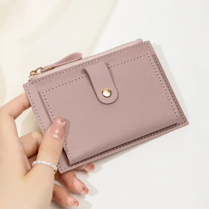 Sac à cartes court minimaliste et à la mode pour femmes