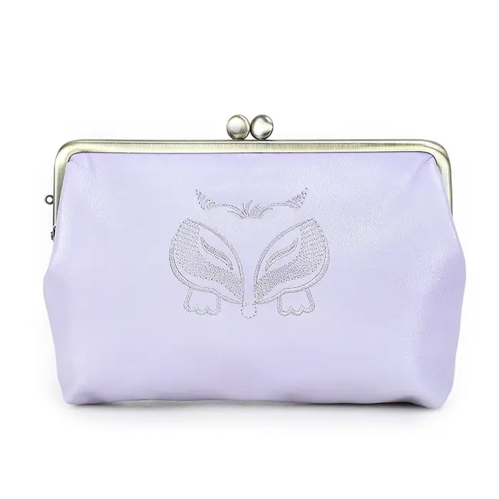 Portefeuille à main en cuir véritable CONTACT'S, design Cool Fox, pour femmes, coloré, de luxe, déco