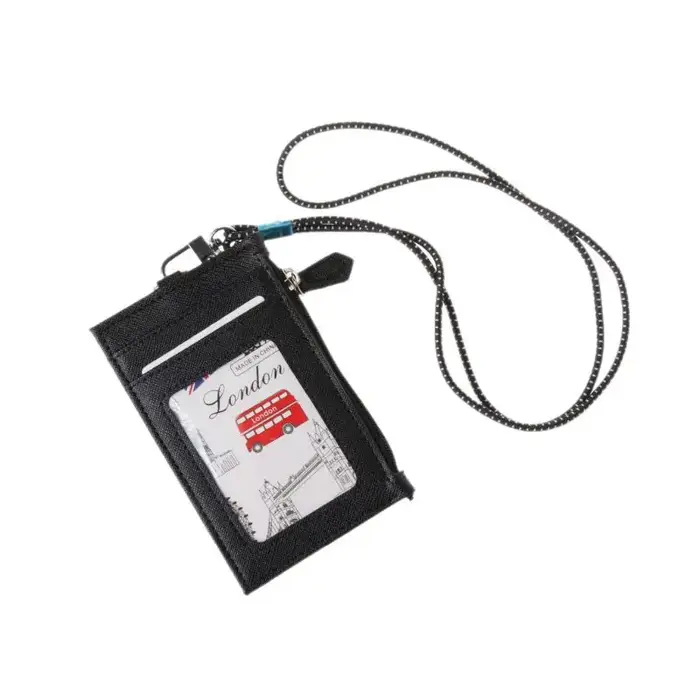 Porte-cartes de visite en cuir PU pour hommes et femmes