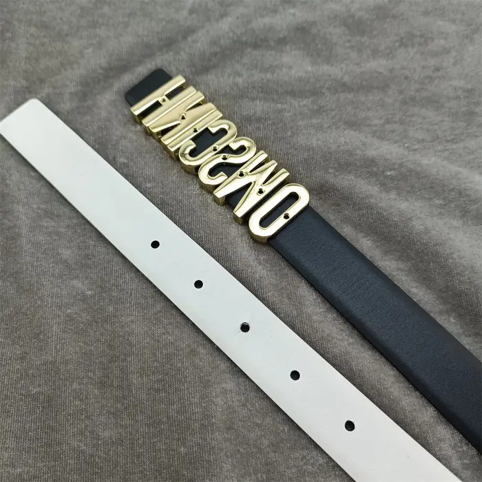 Ceinture de luxe en cuir uni de 2