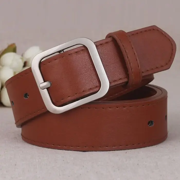 Ceinture en cuir PU pour femmes