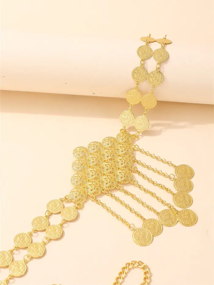 Ceinture pour femme plaquée or 18 carats