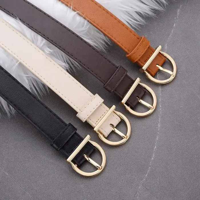 Ceinture femme mode haute qualité boucle ardillon